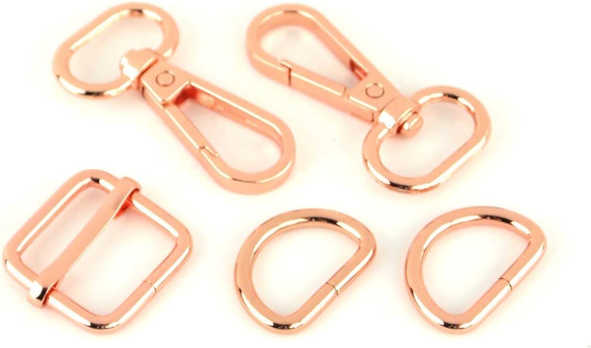 Sallie Tomato Basic Hardware Set 1 1/2 Notion, Rose Gold