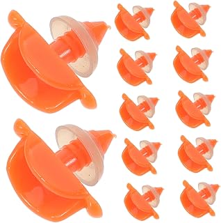 SHINEOFI 50pcs Duck Accessories for DIY Plastic Animal Toy Mouth Craft DIY Duck Lip Edge Design