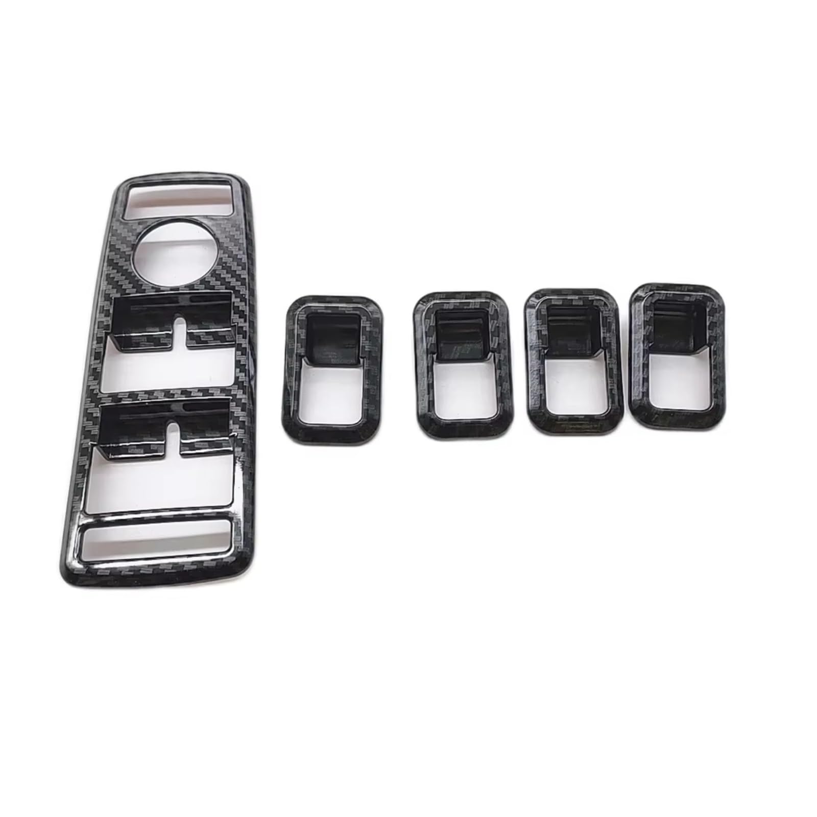 Modification Interior Compatible with Benz for GLE350 GLE500 GLE550 GLE400 GLE63 2016 2017 2018 for GLS500 2019 Car Window Switch Button Frame Cover Sticker Accessories