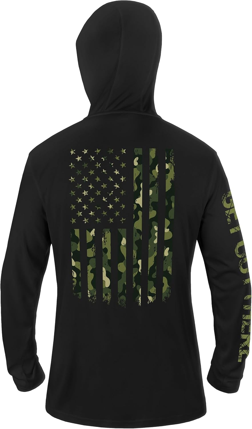 GOT Sports UPF 50+ Hooded Fishing Shirt for Men Women - Long Sleeve Hoodie T Shirts - UV Sun Protection, Lightweight