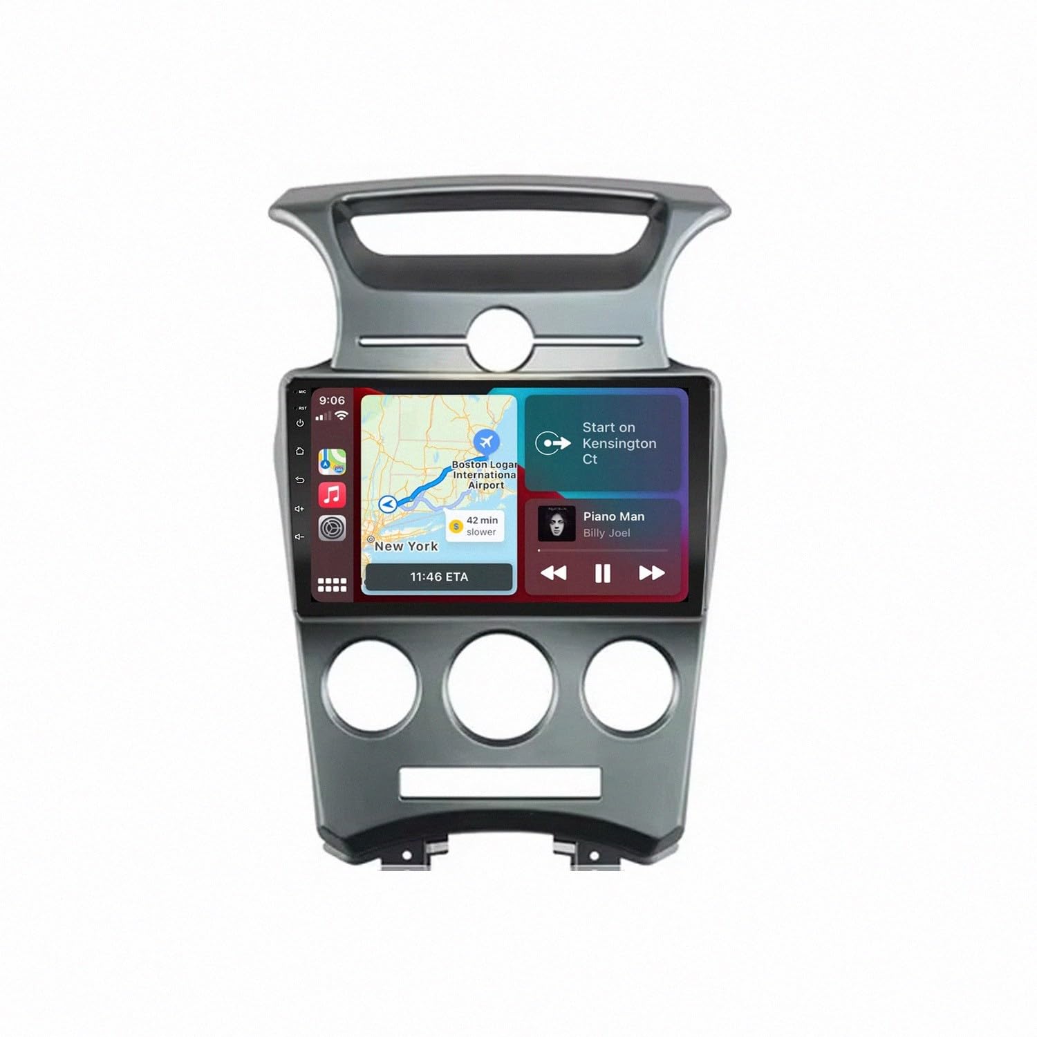 Odtwarzacz Multimedialny 2-Din dla GAZ Gazelle Next 2016+ Bezprzewodowe Carplay I Android Auto, Pojemnościowy Ekran Dotykowy, Nawigacja Gps Radio Fm Z, 4 Rdzeń 2G+32G