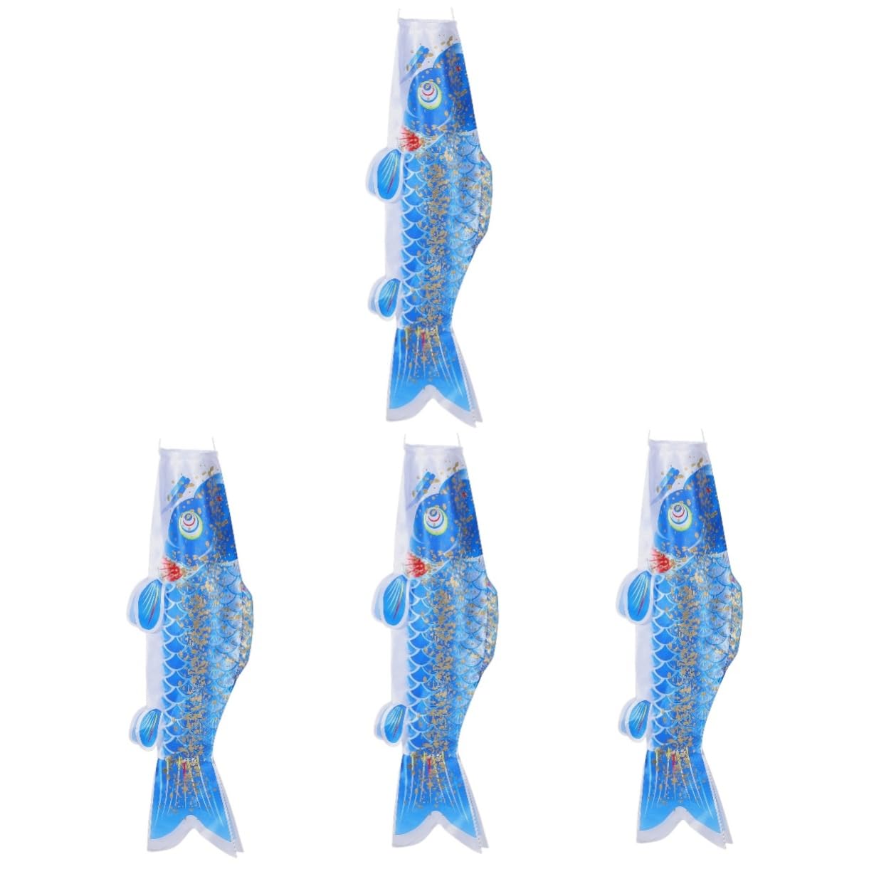 Manche à air carpe japonaise : sublimez votre jardin zen avec ces 4 drapeaux koinobori Toyvian