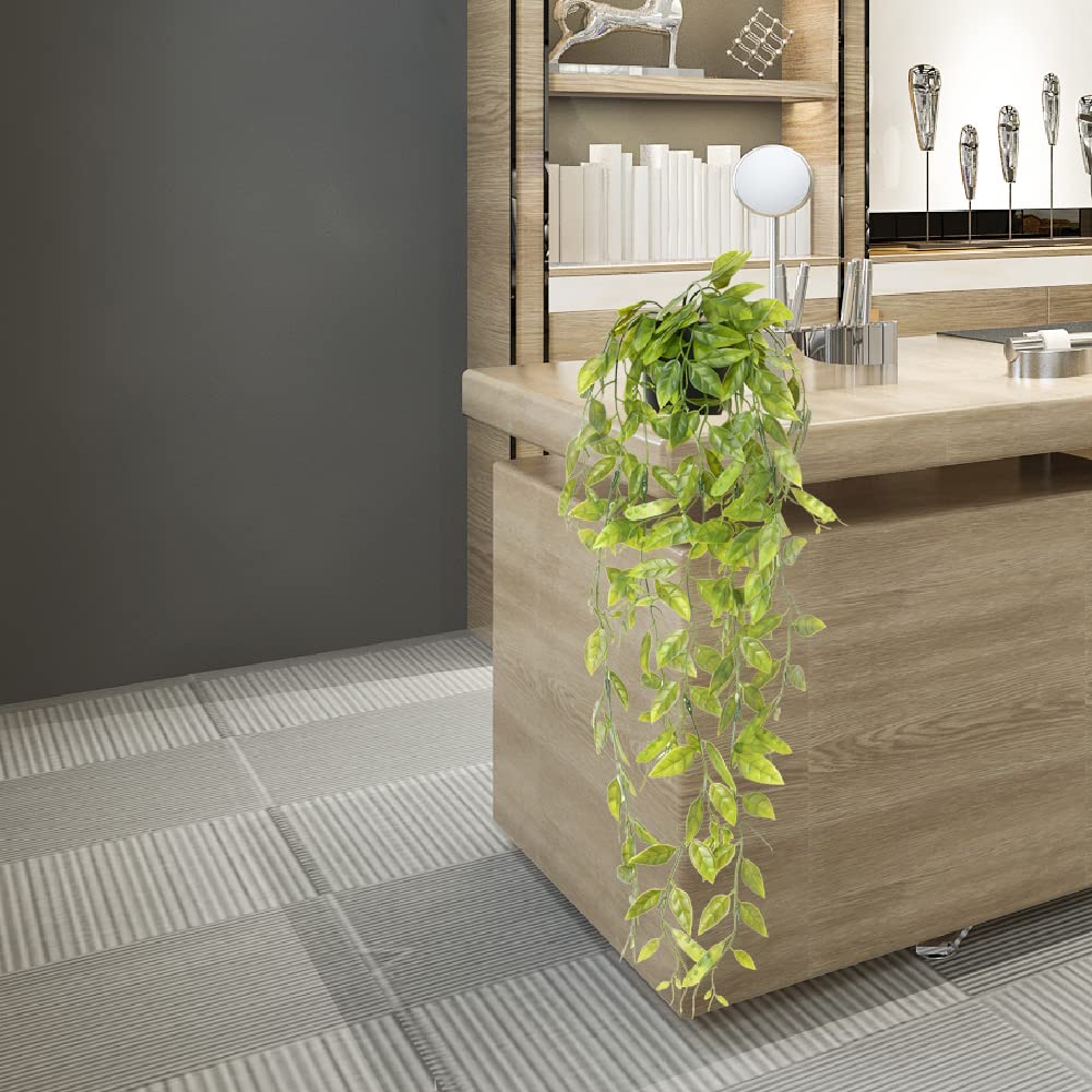 3 Guirlandes Plantes Artificielles Suspendues - Lierre, Eucalyptus, Pois - Décoration Murale Intérieur/extérieur