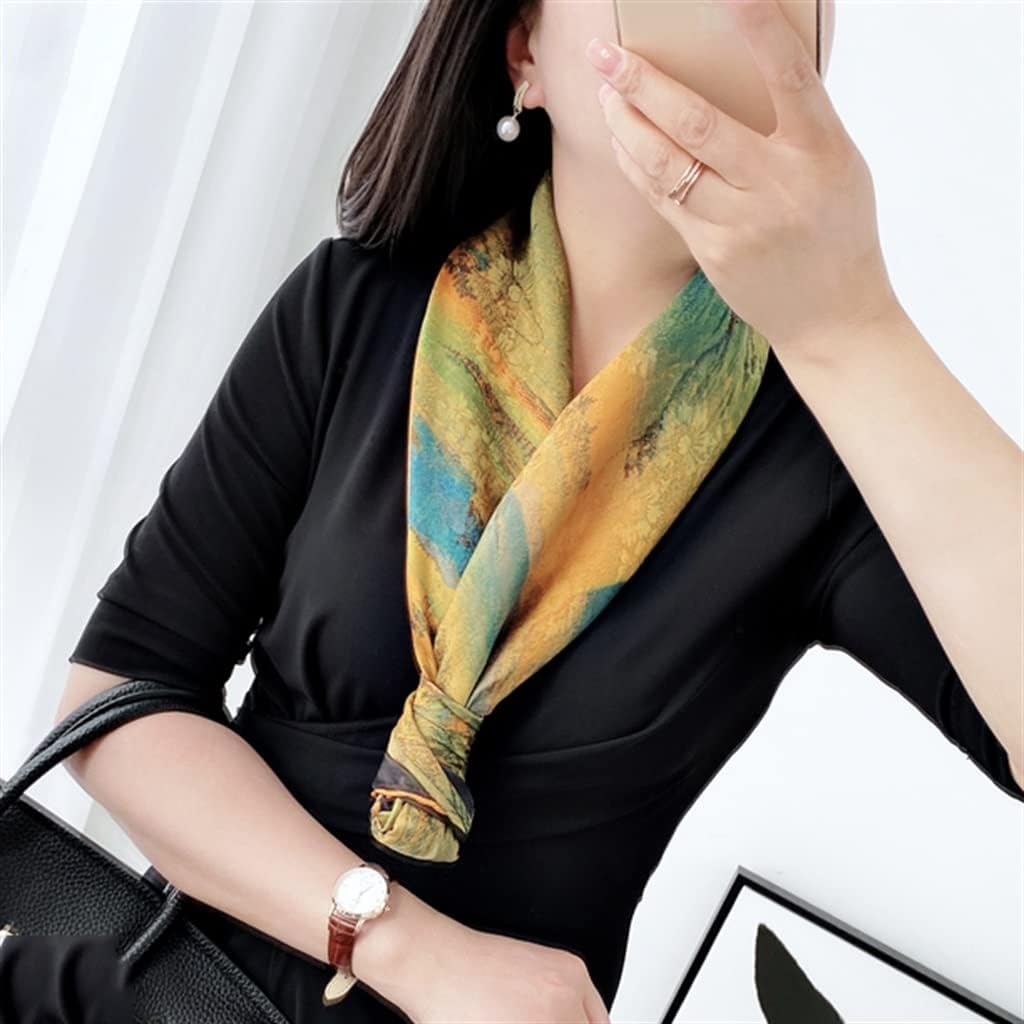 HBJWOV Double-Faced Double-Coloured Incense Cloud Large Band Chinese Wind Shoulder Band