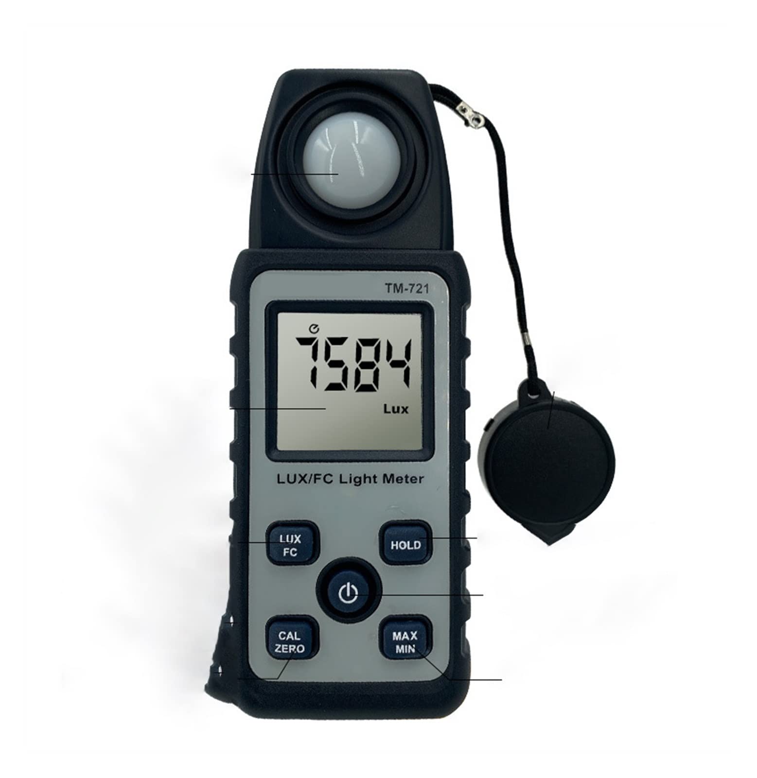 LNHHG TM-721 Handheld Illuminance Meter Light Mini Type
