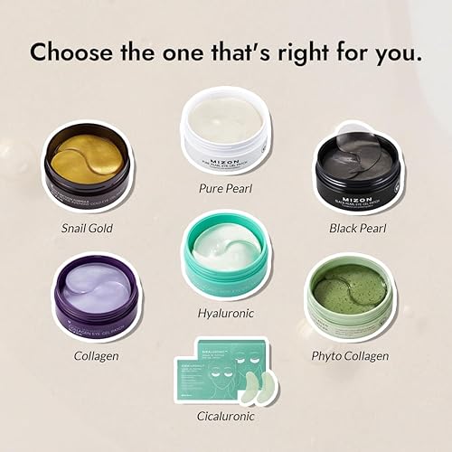 Miniatura 7 de MIZON Parche de gel para ojos con perlas puras, polvo de diamante y niacinamida para la luminosidad, la firmeza y la nutrición  60 piezas  Mejora