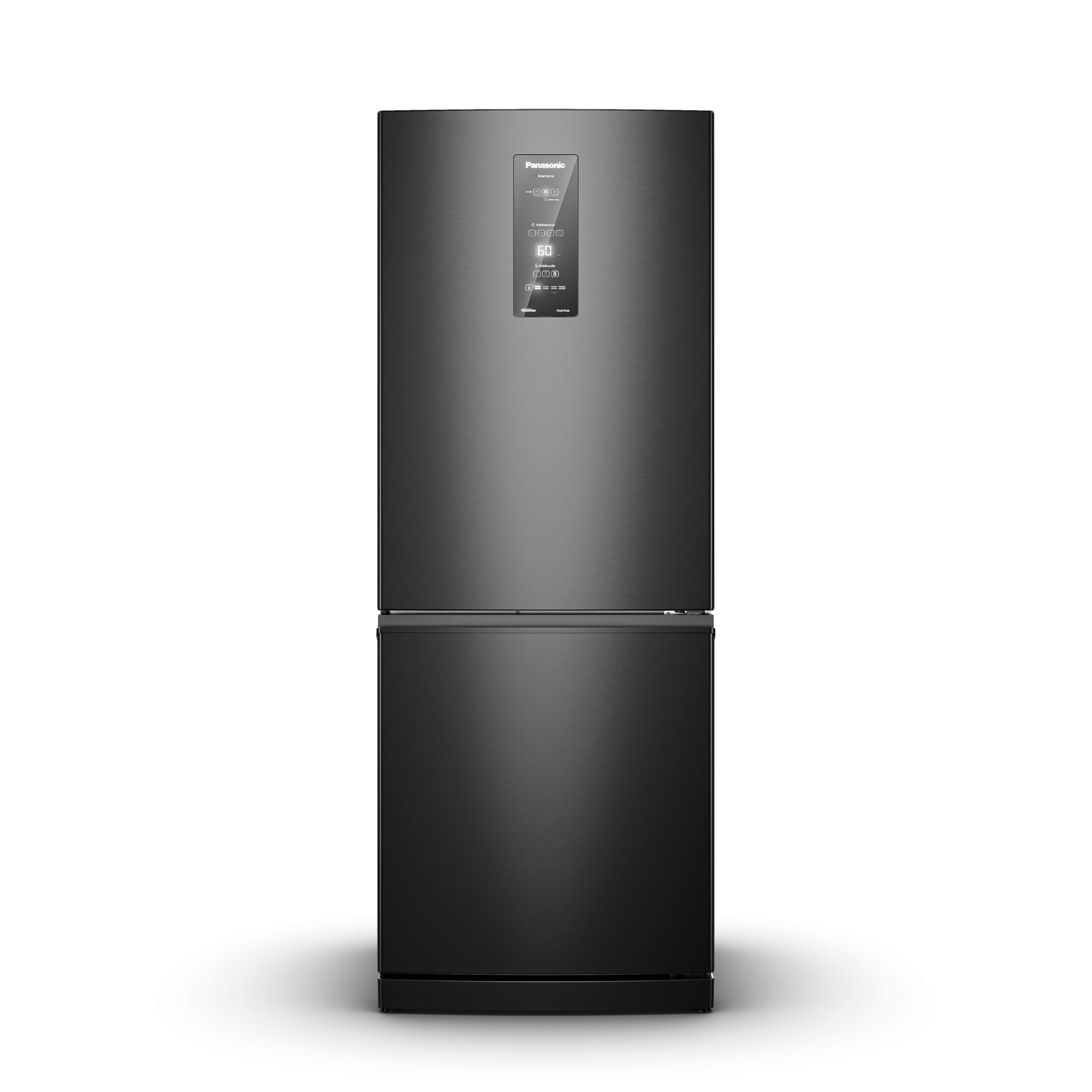 Geladeira Intuitive+ Panasonic BB64 Frost Free Inverter 475L Cor Black Inox Look - NR-BB64PV2BA 127V
