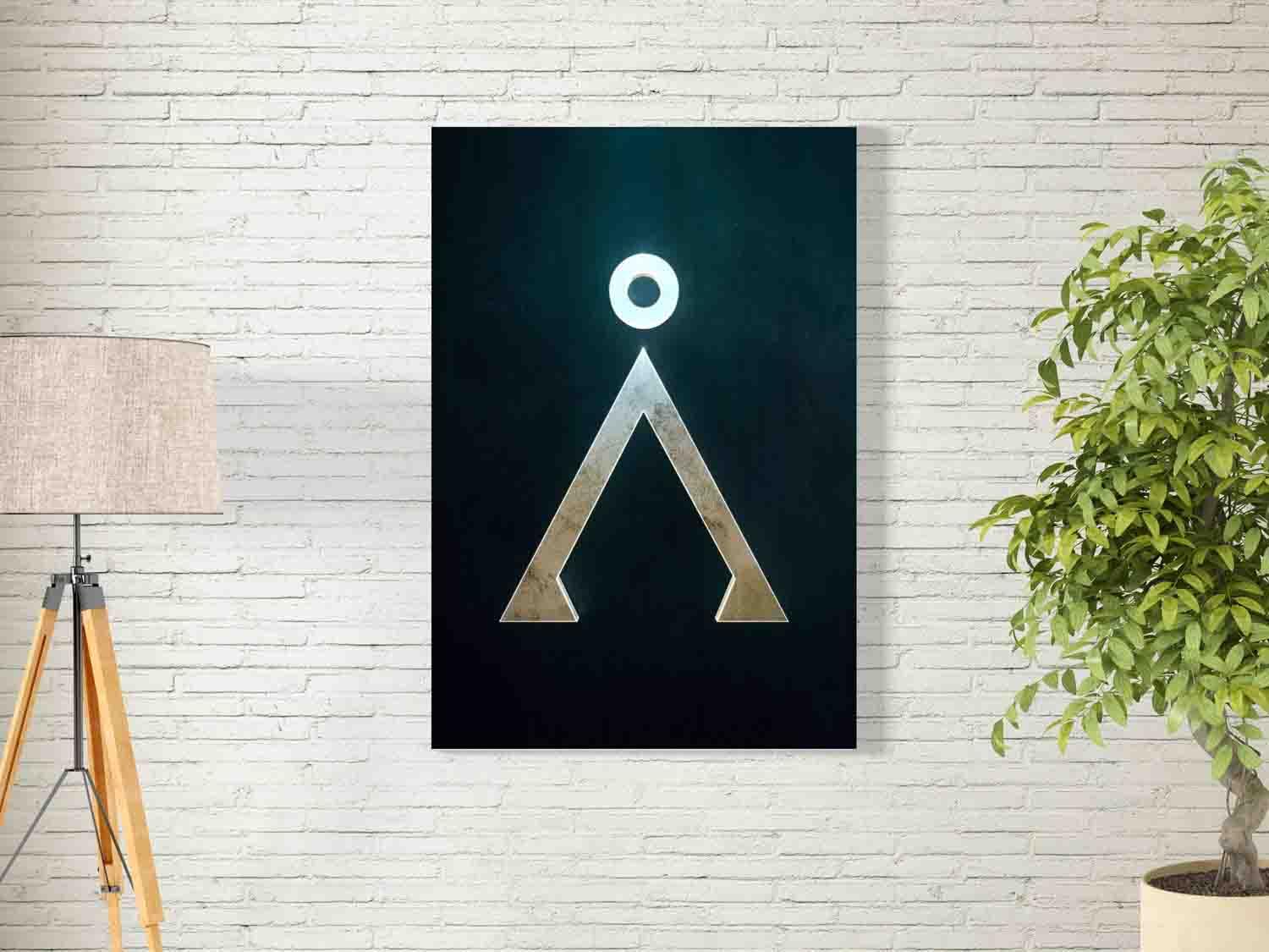 BPA® Stargate Wall Art For Decoration Easy To Hang, 55X80Cm, 1Pcs