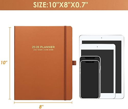 Miniatura 2 de Agenda 2023  Agenda semanal y mensual 2023 enero a diciembre 8 x 10 pulgadas bolsillo interior tapa dura cierre elástico bucle para bolígrafo