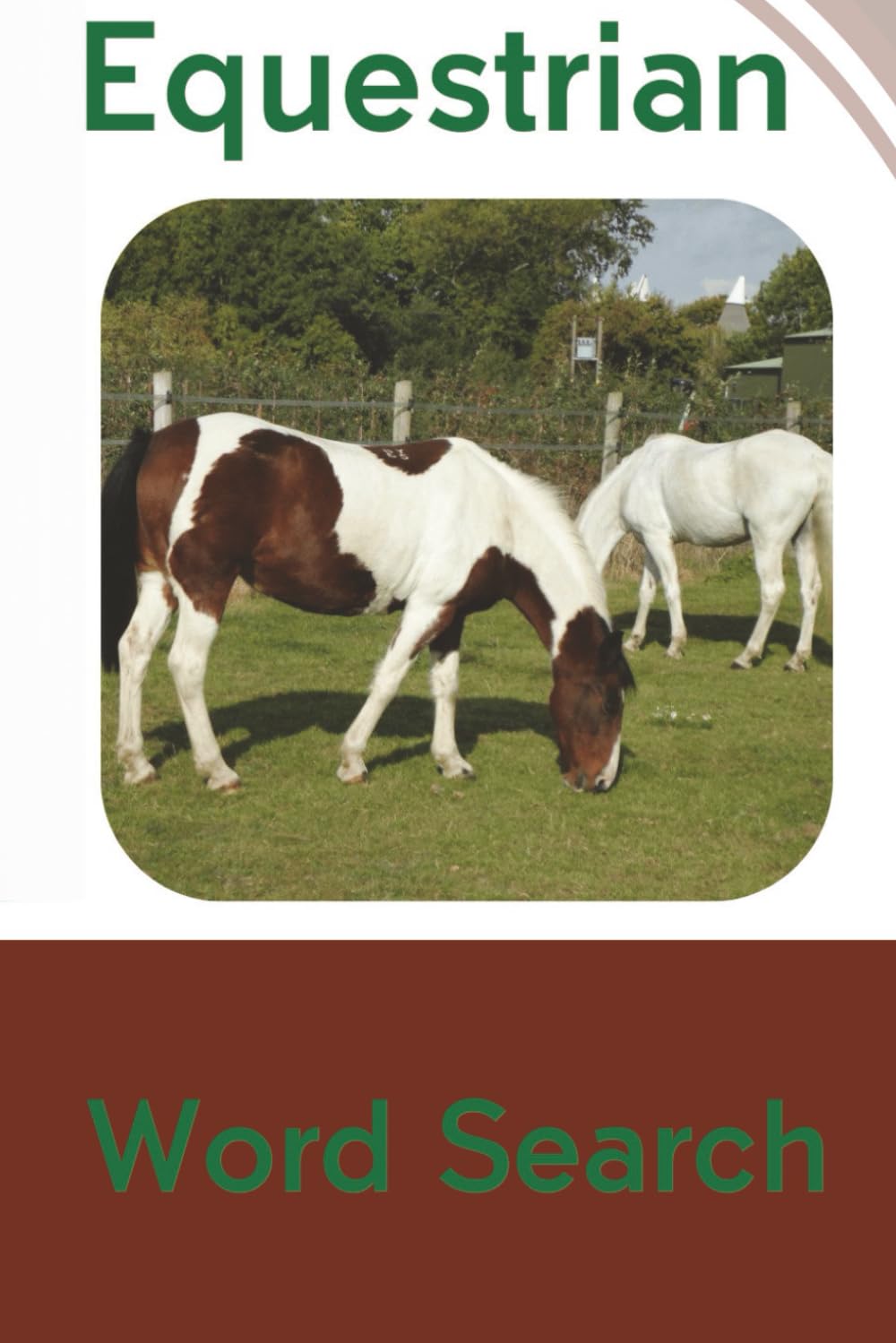 Equestrian word search: horse,riding,stable