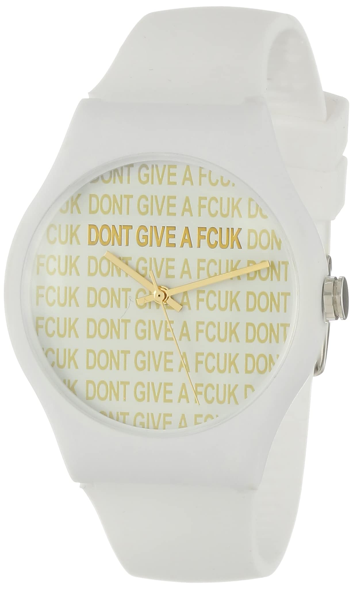 FCUK Rubber Analog White Dial Unisex-Adults Watch-Fc173W (B097BZ88MH) Amazon Price History, Amazon Price Tracker