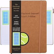 The Playbook Journal Tennis Court Journal and Tennis Coaching Notebook - Essential Tennis Books For Men Women Gifts For Tennis Coaches And Players