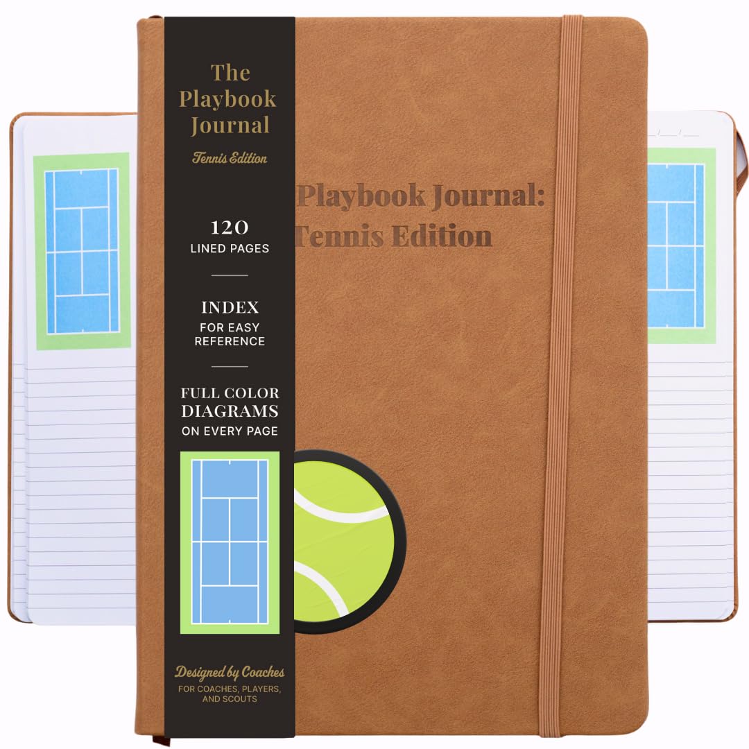 Carnet de tennis et journal de coaching de tennis, idée cadeau idéale pour passionnés