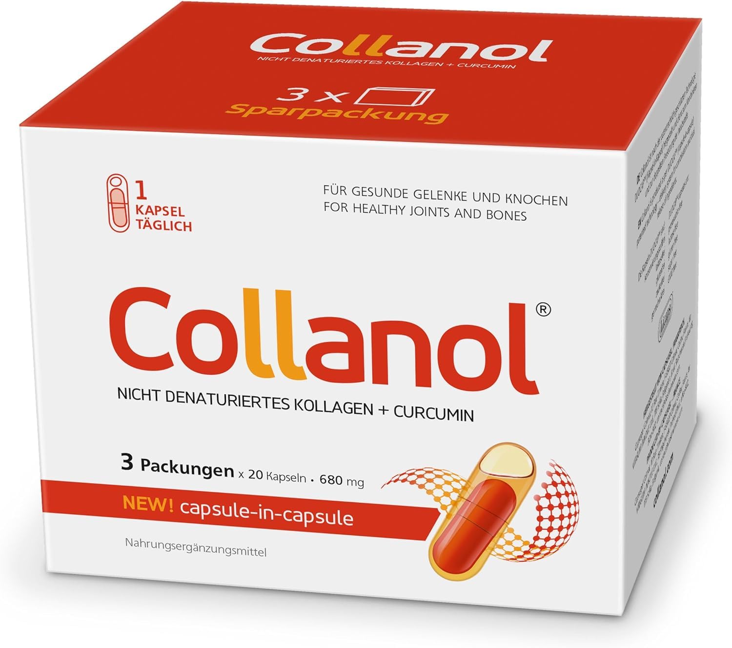 Collanol – Innovation in der Pflege gesunder Gelenke (60 Kapseln)
