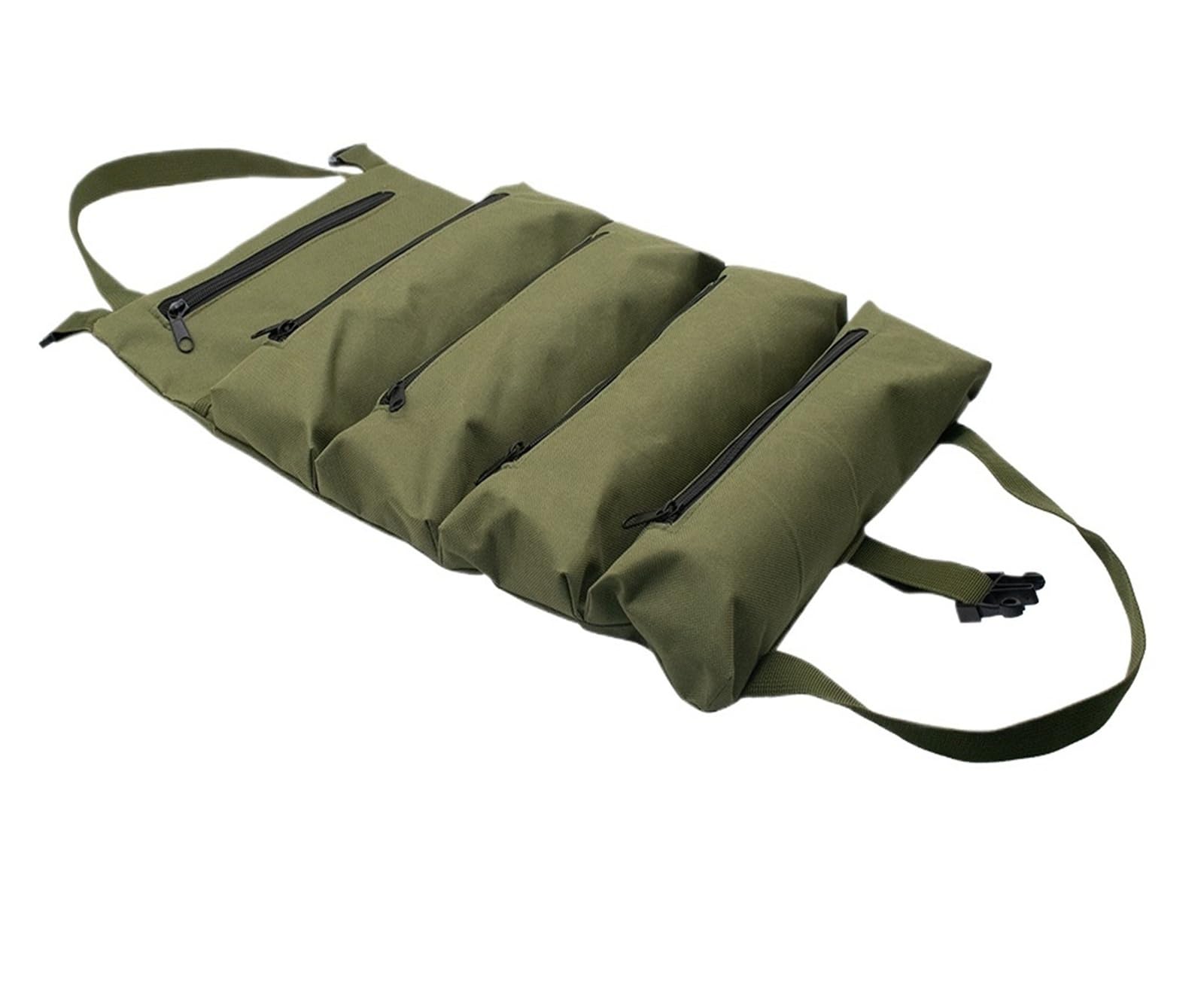 Tool Bag Organizers Multi-function Large Tool Organizer Bag Heavy Duty Roll Up Tool Bag Organizer Carrier Bag Camping Gear(Green)