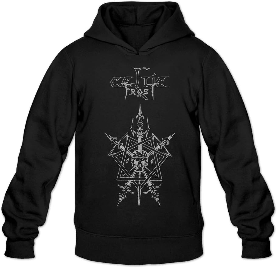 Rebecca Funny Celtic Frost To Mega Therion Men's Long Sleeve Sweater Black