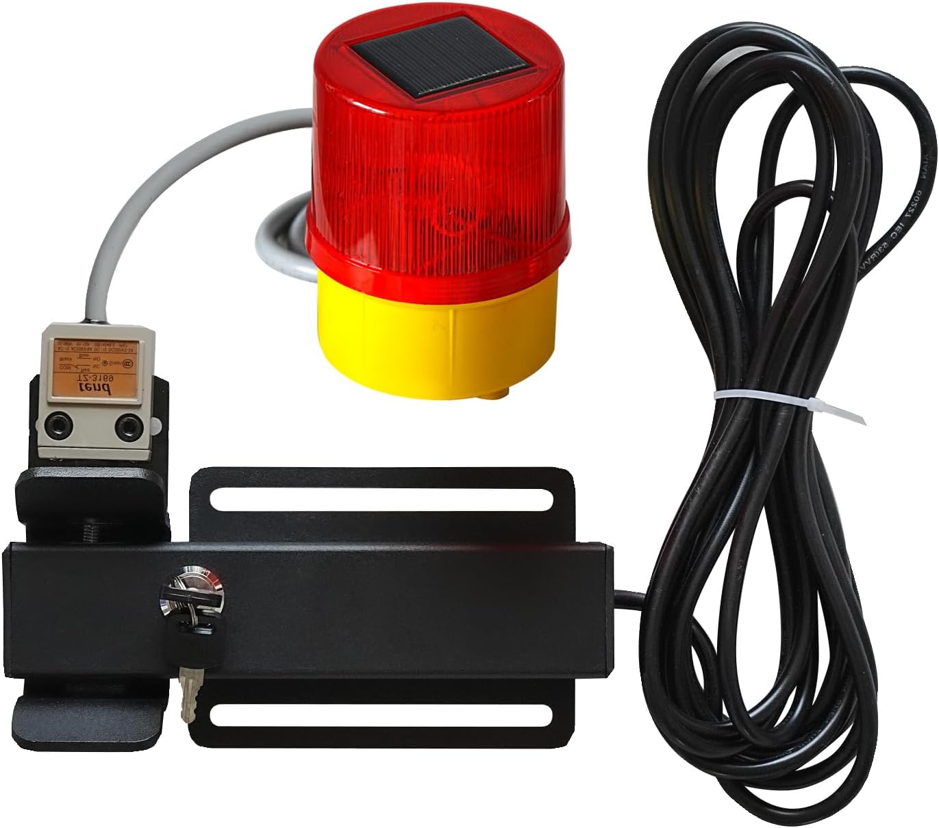 Amazon.com: Haoguo Automatic Electric Gate Lock with Solar-Powered ...