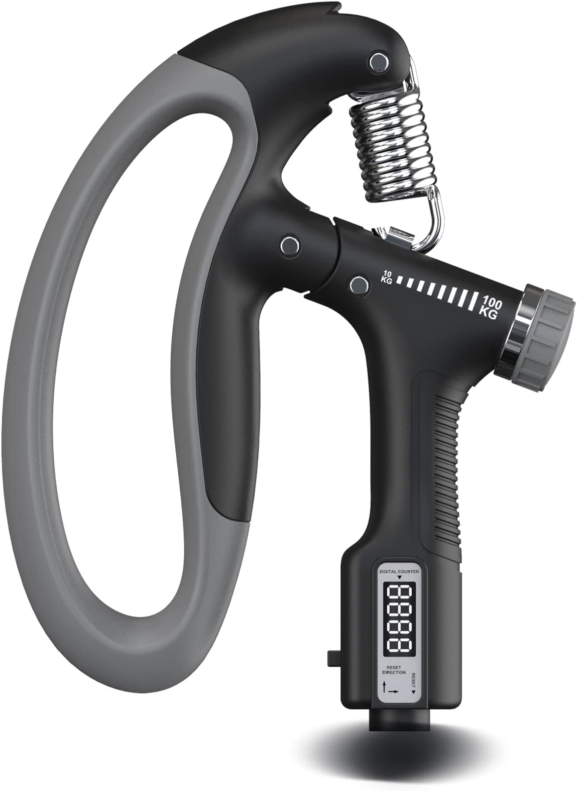 Hand Grip Strengthener and Forearm Strengthener with Adjustable Resistance 22-220Lbs with Counter for Strength Muscle Building and Injury Recover For Athletes Sports - Assorted Color