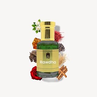 Ali Perfumes Rawdha Attar for Men & Women | Hindi Oud, Saffron, Rose, Sandalwood & Amber Fragrance | Oriental, Woody & Lon... Price In India