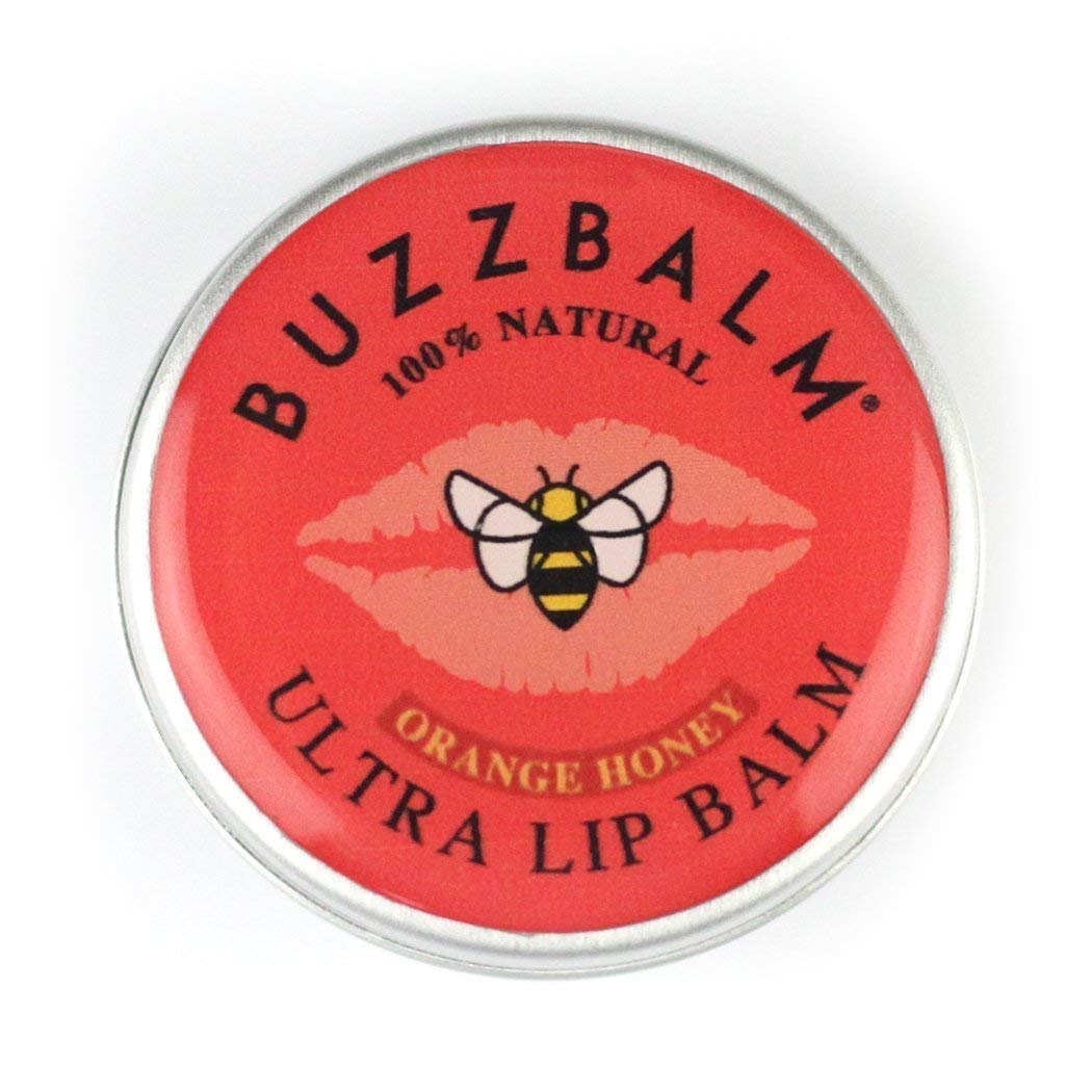 Lip Balm for Chapped Lips - Natural Treatment for Cracked Lips (Orange Honey, 8.5g)