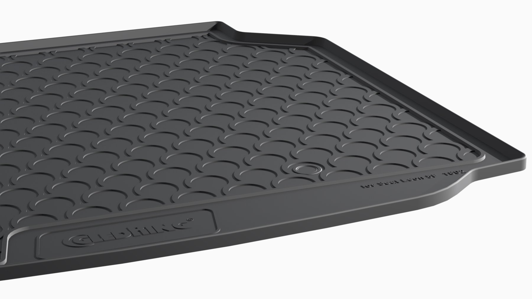 Gledring Tapis de Coffre Rubbasol (Caoutchouc) sur Mesure | compatible avec Seat Leon 5F 5-portes 2013-2020