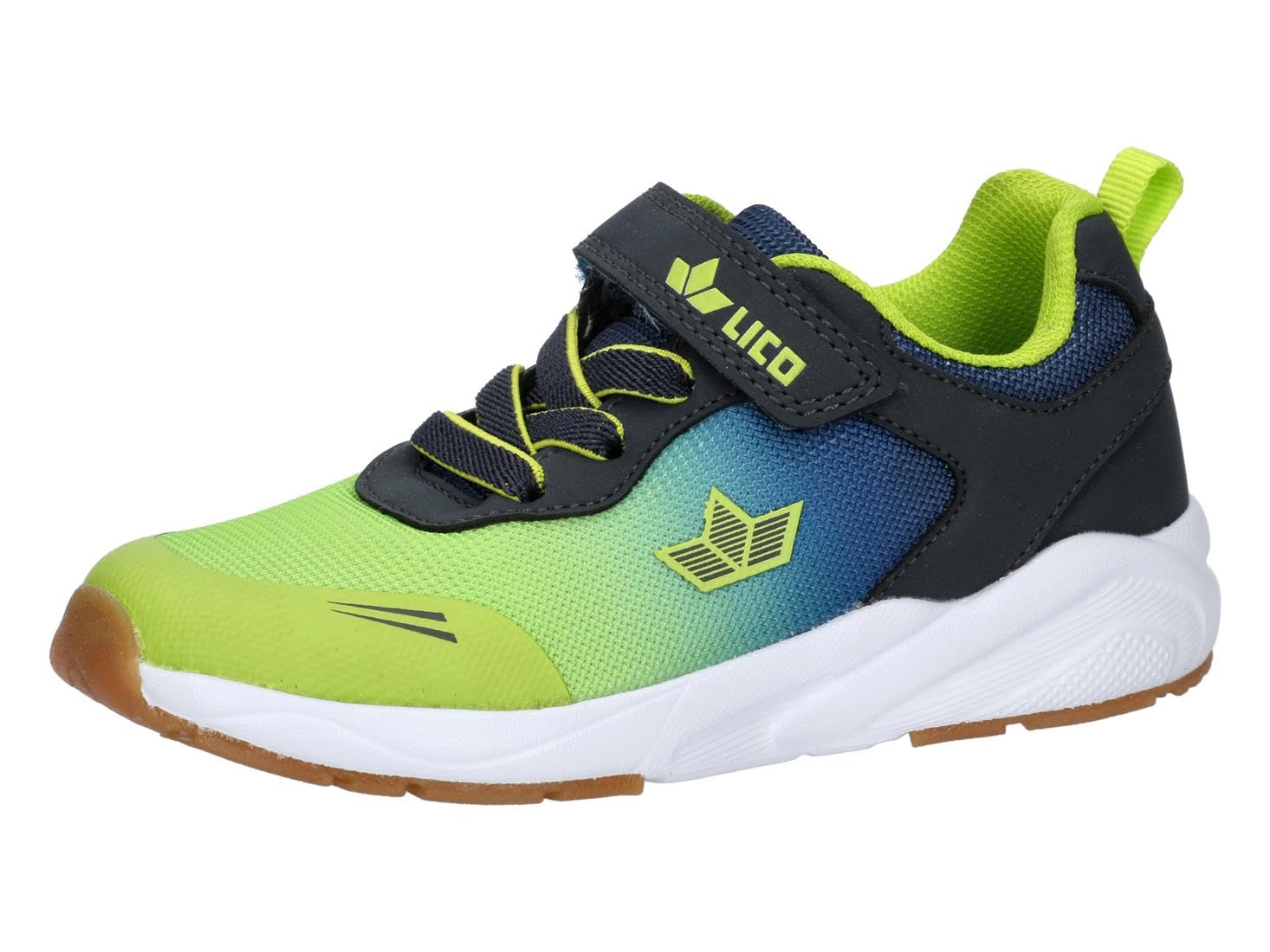 Lico Unisex Kid's Hadley Vs Sneaker, Marine Lemon, 1.5 UK Child