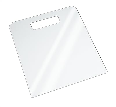 Econoco HP/SFB-S Small Acrylic Folding Board, Clear (Pack of 6)