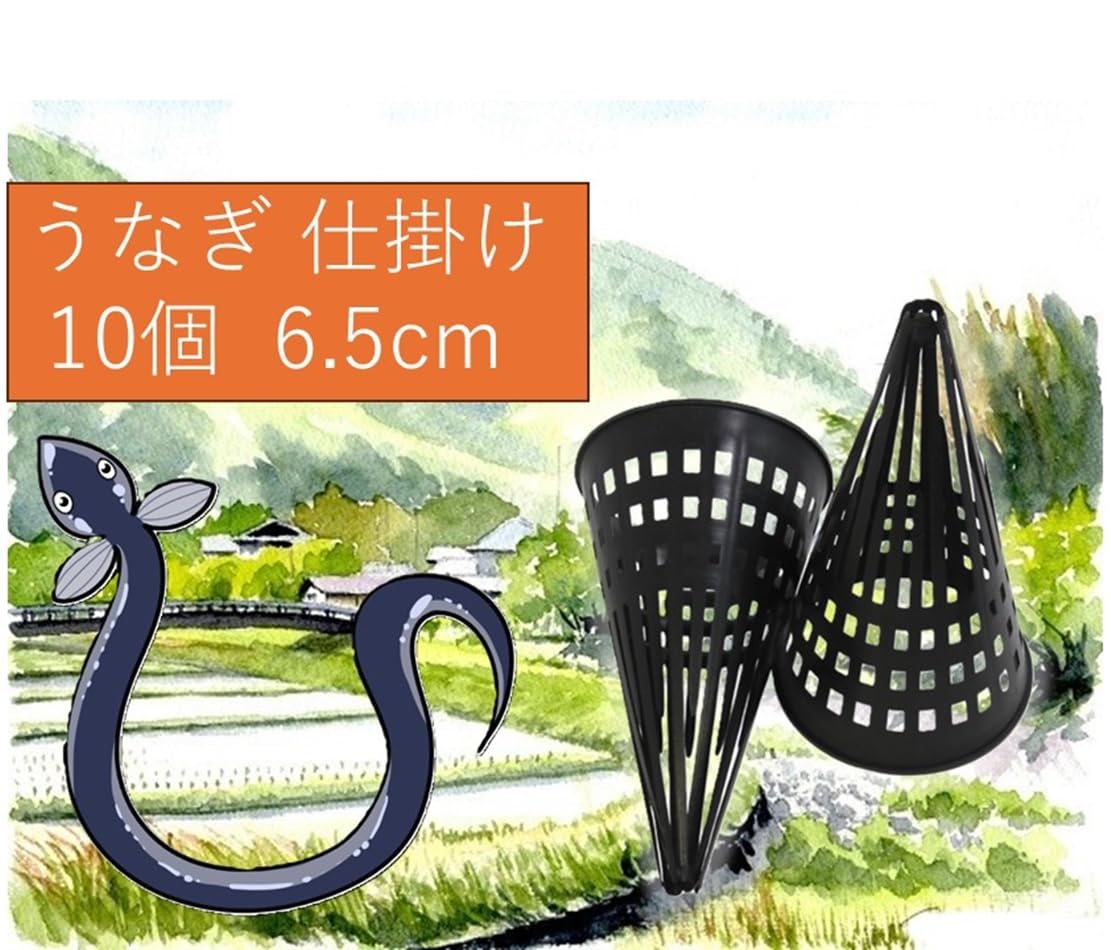 プラウナギテボ◆うなぎてぼ★6本セット★ウナギ籠◆モンドリ アナゴ ウナギ Amazon.co.jp: プラスチック製 ウナギテボ うなぎ うなぎてぼ 鰻