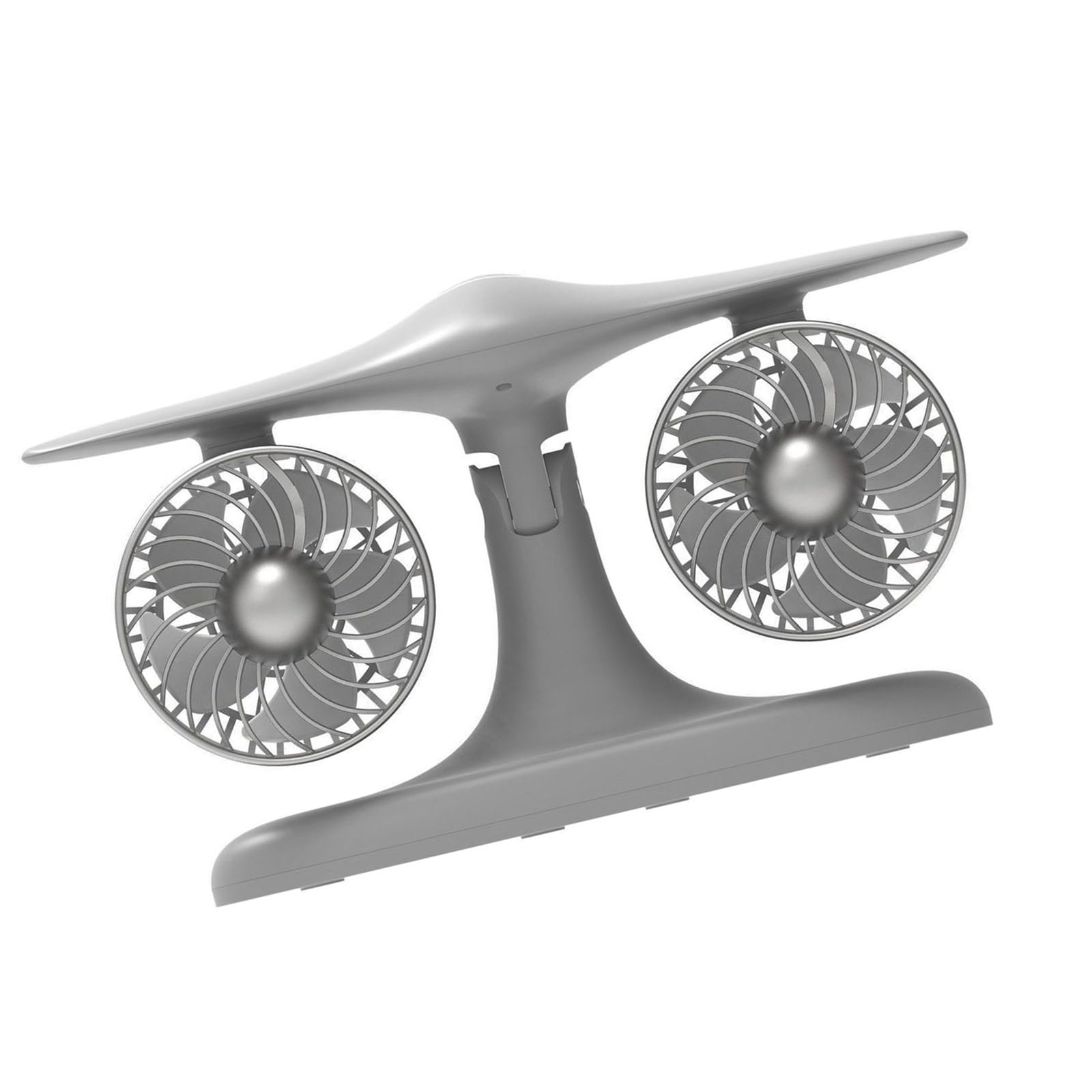 Zxfdsfdbnm Desk Fan 8000mAh Outdoor Fan Double Head Rechargeable Cooling Texture Suitable for Travel and Camping Rechargeable