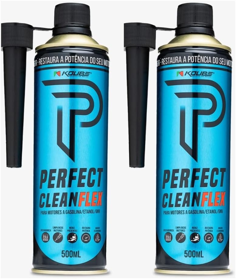Kit Perfect Clean Flex 500ml Limpeza Sistema de Alimentação 2 Unidades KOUBE