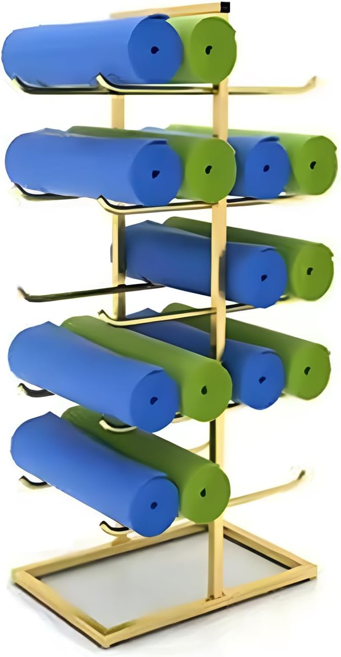 Snowboard Storage Rack，Yoga Mat Holder,Yoga Mat Rack, Yoga Mat Storage Rack, Large Capacity, Metal Yoga Mat Stand, Suitable for Home, Gym, Small Studio, Business
