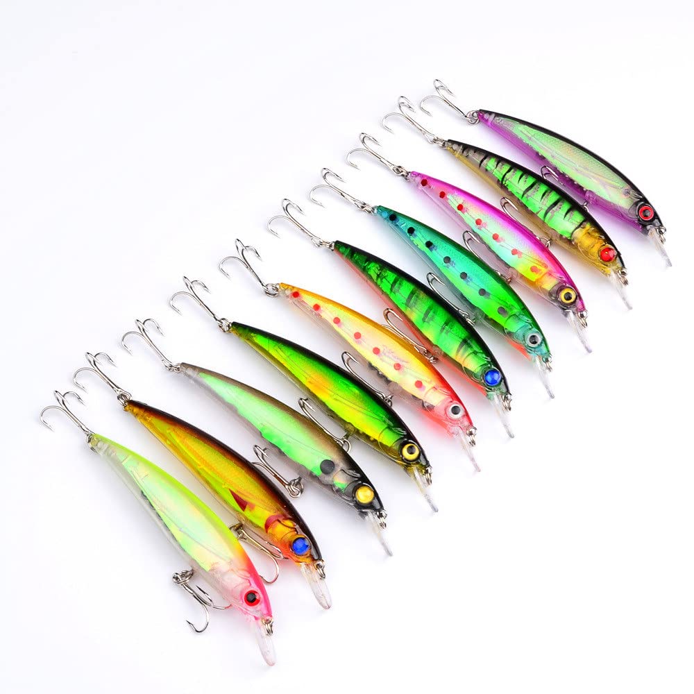 10 sztuk/zestaw 11cm 13.5g przynęta wędkarska Isca sztuczny pływający sprzęt wędkarski Crankbait Swimbait woblery