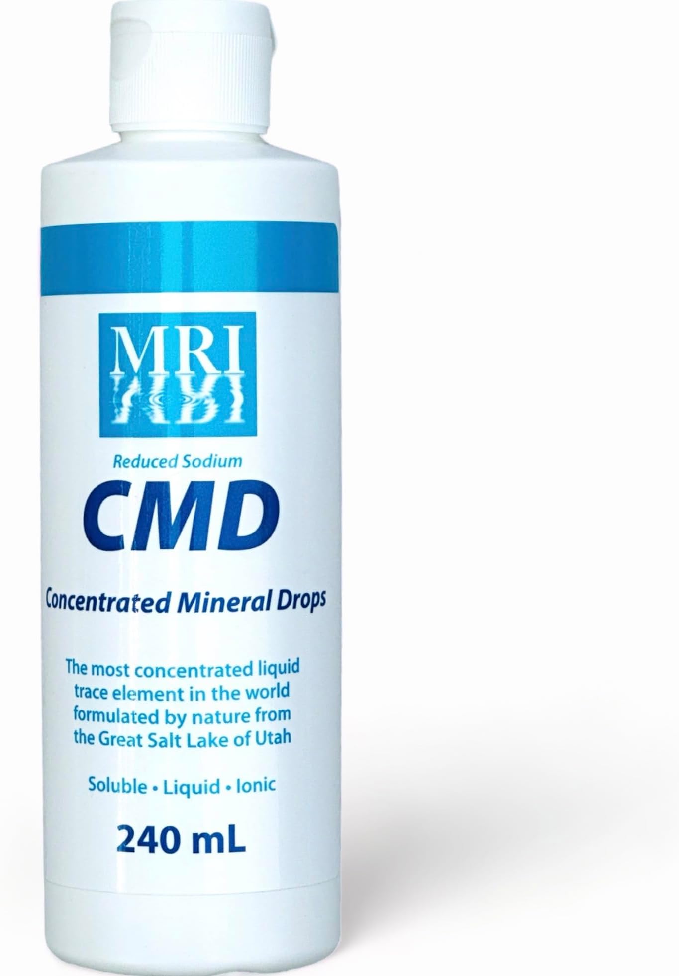 CMD - Concentrated Mineral Drops – High Potency Ionic Magnesium Chloride, 70+ Trace Minerals, Supports Energy, Muscle & Nerve Function, Reduces Fatigue, Electrolyte Balance - 240ml