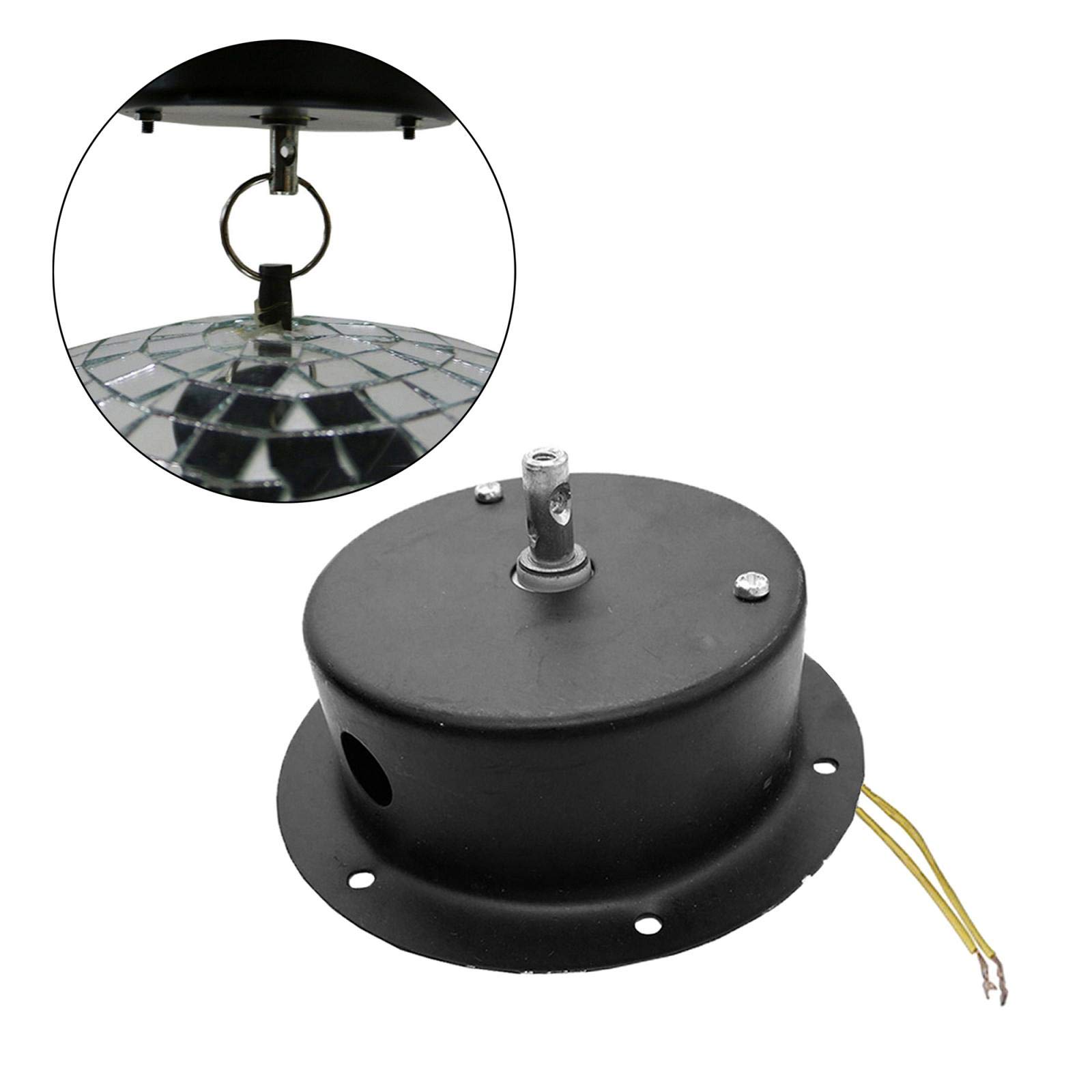 Motor de Espejo Giratorio, Espejo de Motor de Bola de Discoteca, Bola de reflexión Colgante para luz de Escenario de Fiesta de Discoteca DJ Accs - 1,5 RPM 220V