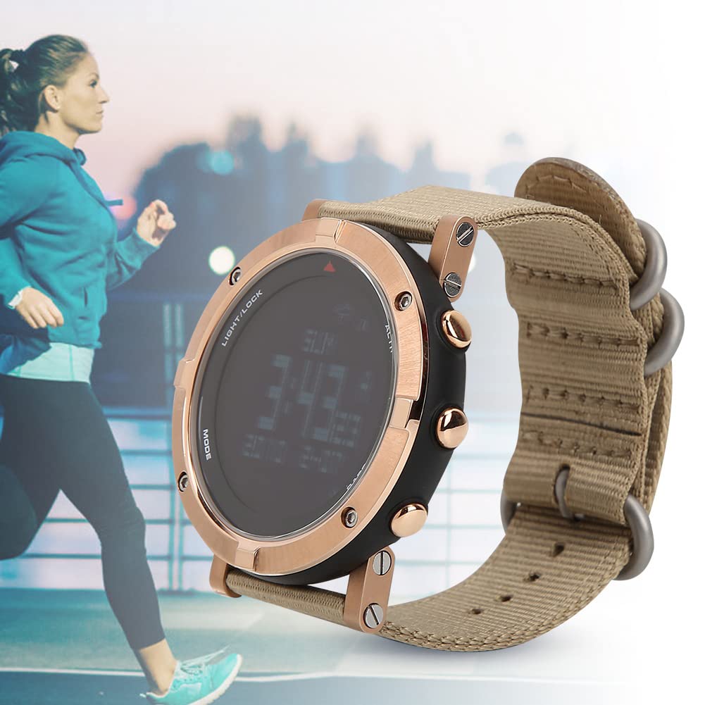 Orologio da Polso Digitale Unisex con frequenza cardiaca, altimetro e barometro