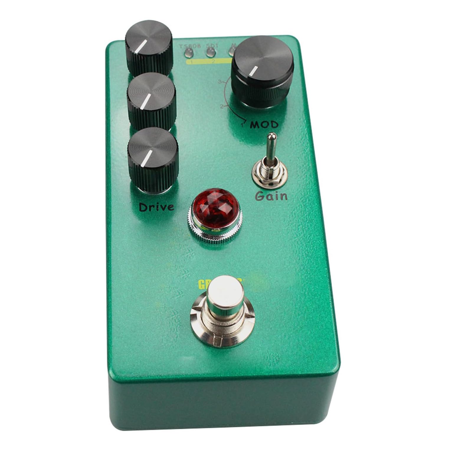 Pedale Effetti per Chitarra Professionale Pedale Effetti distorsione True Bypass Accessori per Chitarra Full Metal Shell Controller azionamento