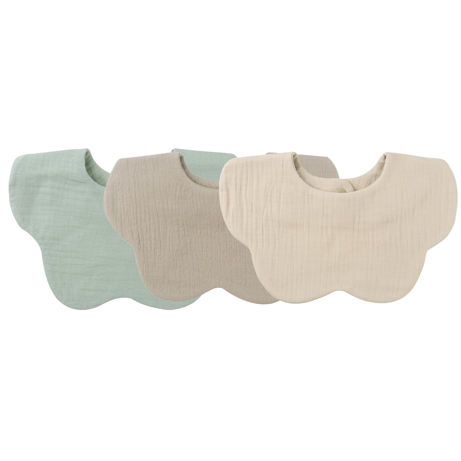 2PC Neonato Bambino Cotone Garza Bavaglini Infant Boys Ragazze Burp Panni Moda Sciarpa Bambini Alimentazione Saliva Asciugamano Roba per i bambini | IT