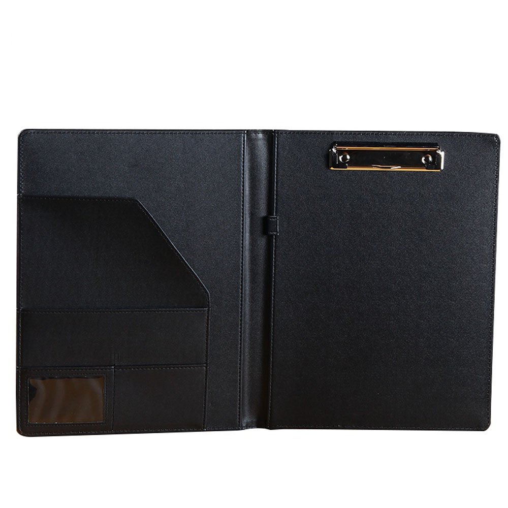 Cartellina Portadocumenti A4 Rigida Con Pinza - Portablocco Con Portapenne, Perfetta Per Ufficio E Conferenze - Foto 5