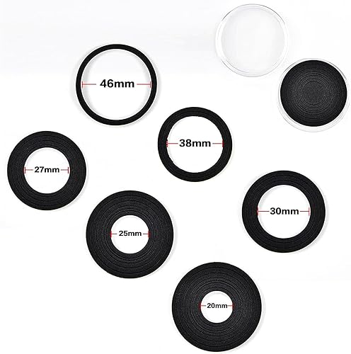 Miniatura 2 de PAIYULE 96 cápsulas de monedas de 1.811 in, con junta de espuma y caja organizadora de almacenamiento de plástico, 6 tamaños (20252730381.811 in)