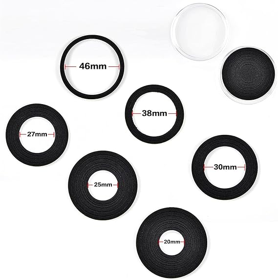 Lot De 84 Capsules Pour Pièces De Monnaie, 46 Mm, Avec Joint