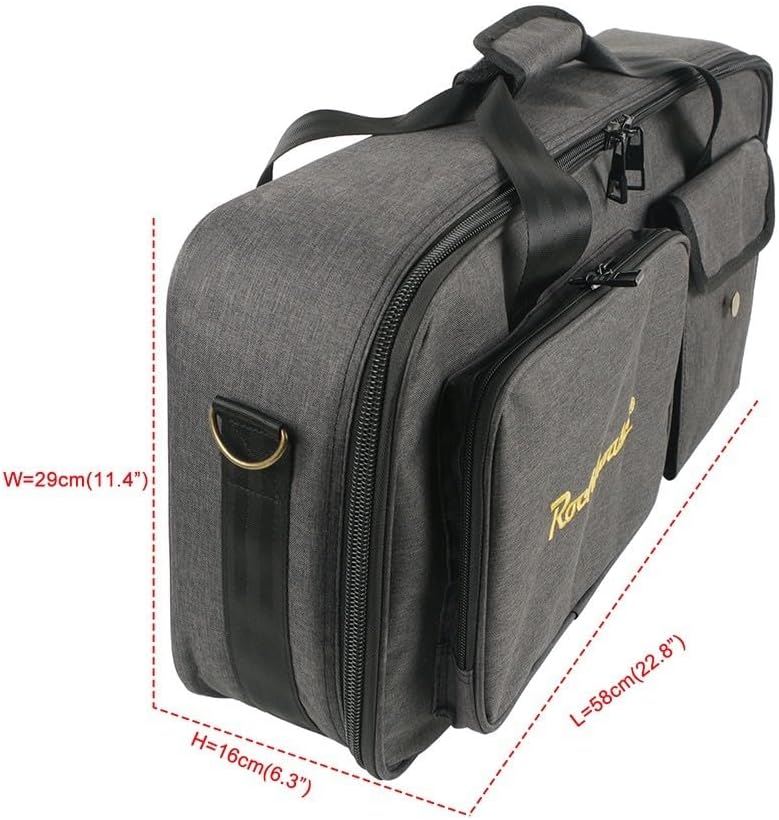 Essential Carry Case for Guitar Effects Pedal Boards and Musicians' Gear (L)