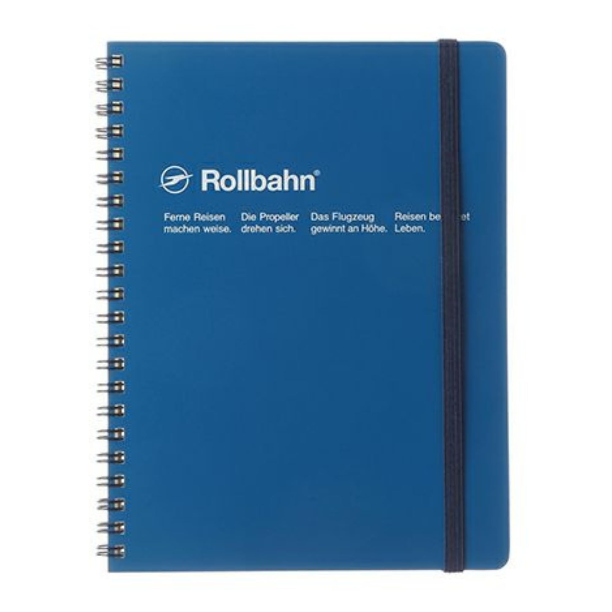 Delfonics Rollbahn Spiral Classic Notebooks: 6-1/2 in. x 8-1/2 in. (Blue) / A5 notebook Office Product