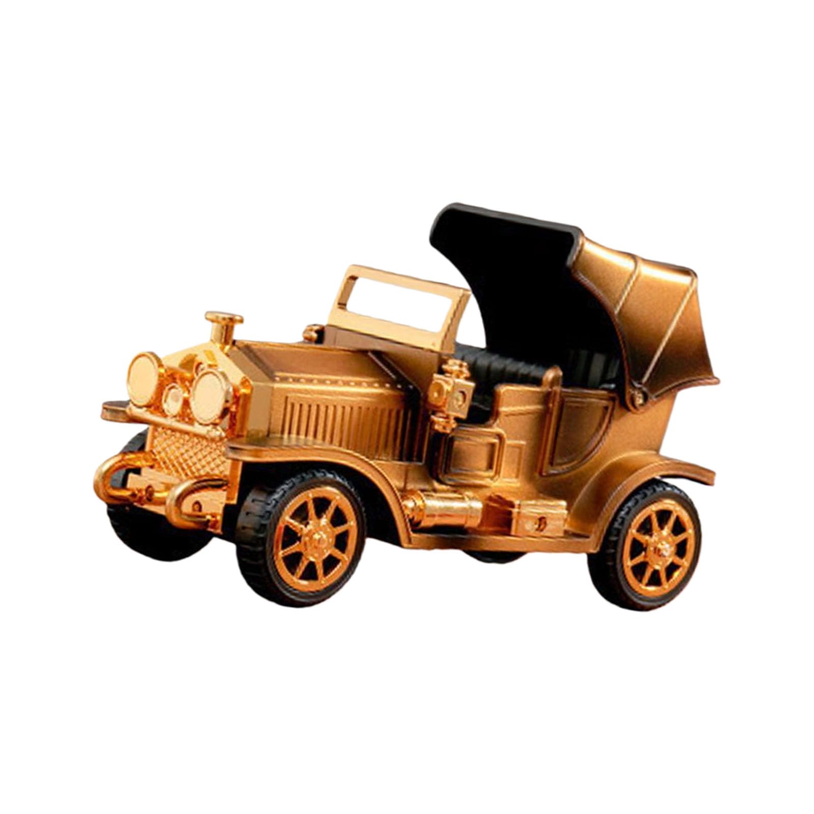 Hsioluted Nostalgic Railway Train and Antique Vehicle Car Model Musical Ornament with Hand Cranked Wind Up Mechanism Home Decors Music Box