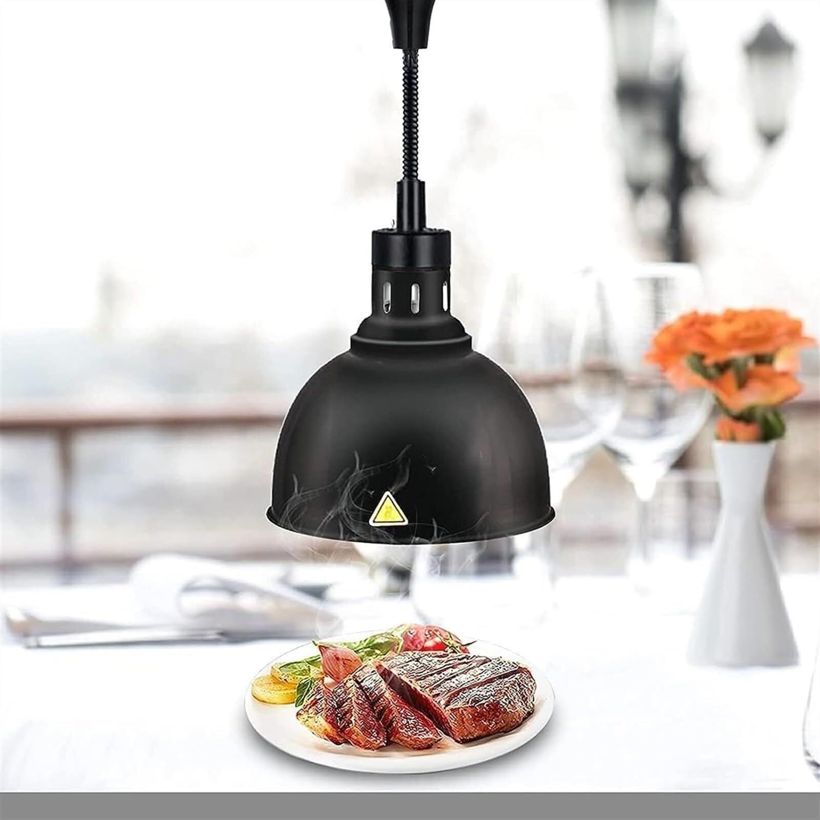 Lampada scaldavivande Lampada riscaldante for alimenti Lampada riscaldante telescopica for alimenti Lampada riscaldante for alimenti a buffet Lampada riscaldante for buffet, 250 W 25 cm for lampada ri