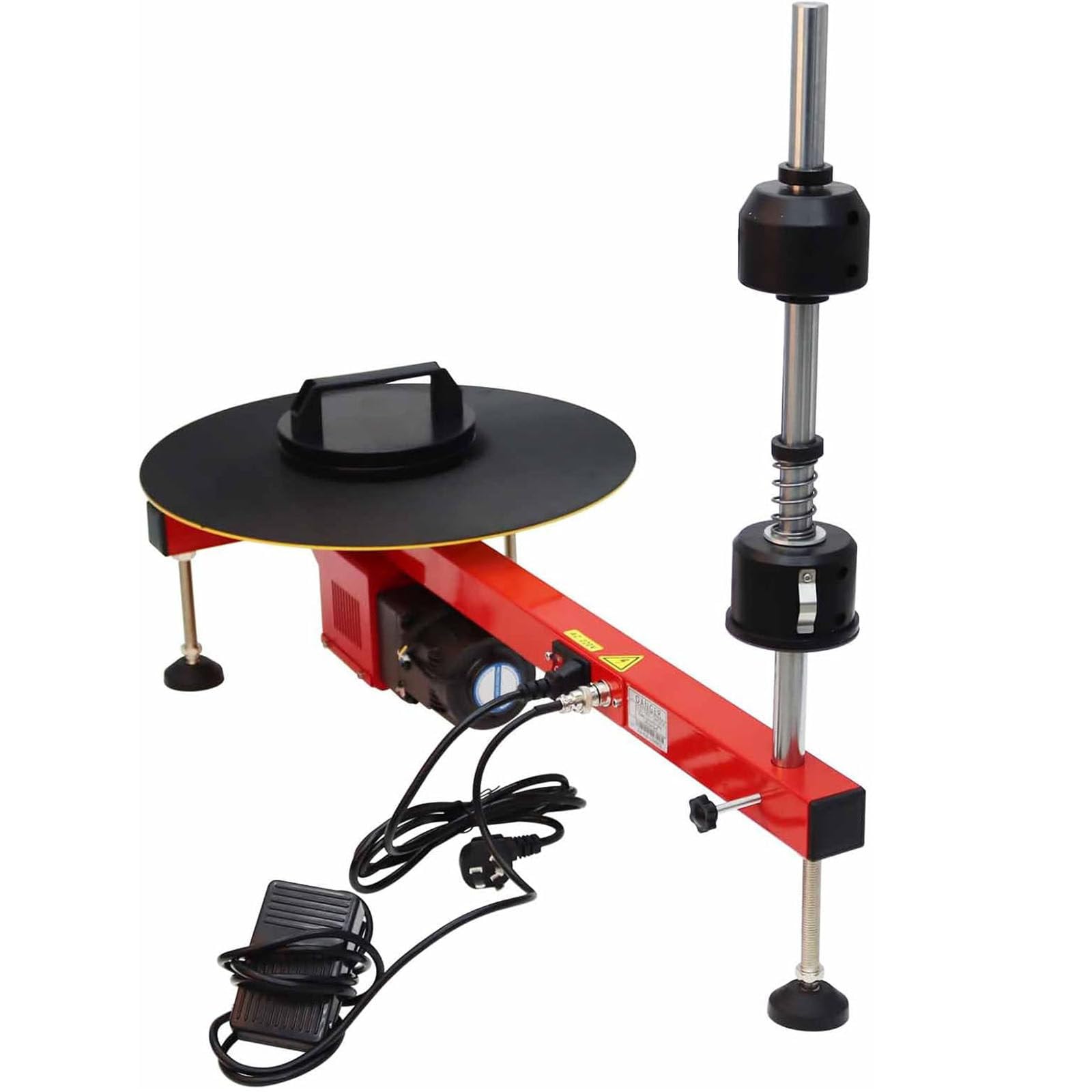 Desbobinador manual para film estirable, Dispensador de film estirable | Máquina Empacadora con Dispensador De Película Estirable, Plato giratorio de 40 cm de diámetro.