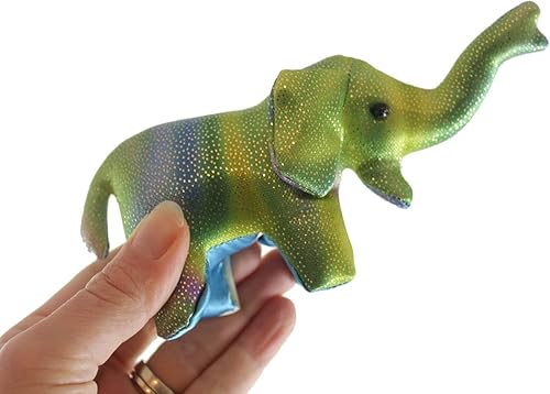 Miniatura 5 de Juego de 2 animales de safari - Elefante y jirafa - Bolsa de arena pesada de animales de peluche - Brillo sensorial de safari con purpurina