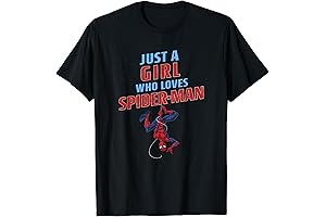 Girls' Spiderman: No Way Home Just A Girl Who Loves Spider-Man T-Shirt 
