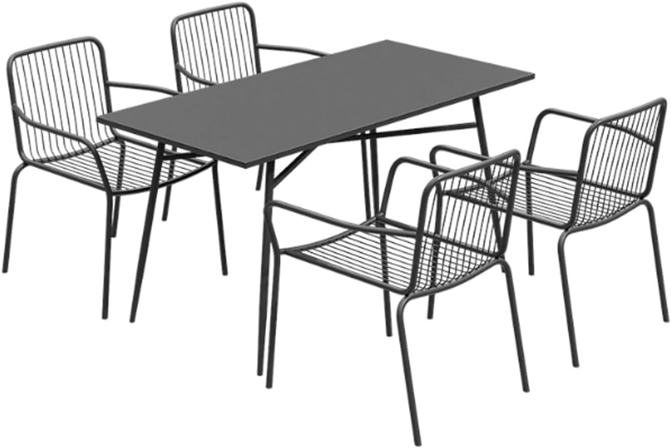 Outdoor Tables and Chairs Colorful All-Aluminum Courtyard Garden Leisure Balcony Waterproof Sun Protection and(D120CM)