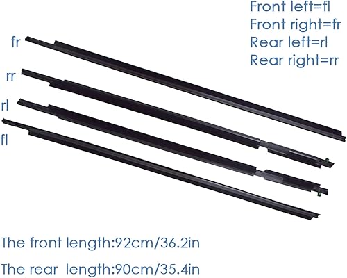 Miniatura 4 de labwork Burlete para ventana, burletes para puerta exterior, repuesto para Lexus Gx470 2003-2009, repuesto para Toyota Land Cruiser Prado 120 Series