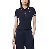 Women's Seasonal Short Slim Fit Contrast Collar & Sleeves Polo
